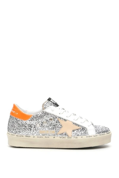 Shop Golden Goose Deluxe Brand Hi Star Sneakers In Silver