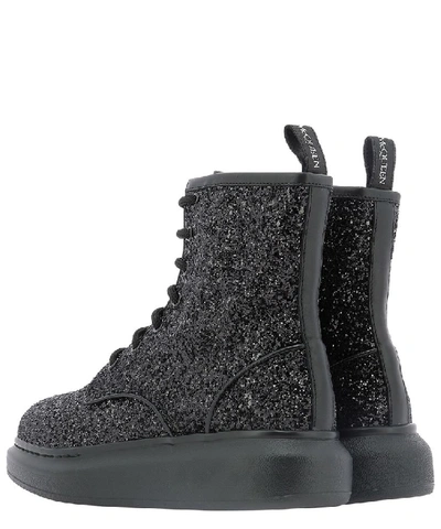 Shop Alexander Mcqueen Hybrid Combat Boots In Black