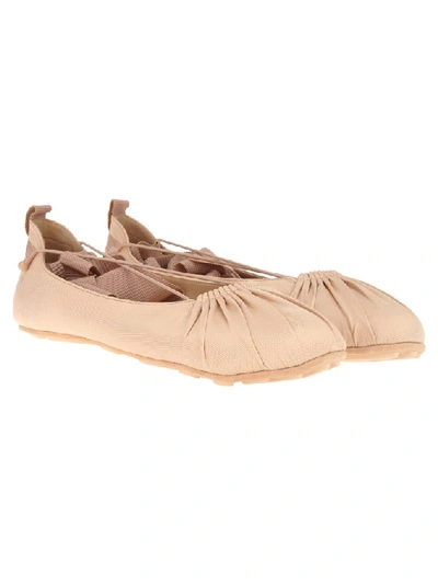 Shop Dior Etoile Ballerinas In Pink