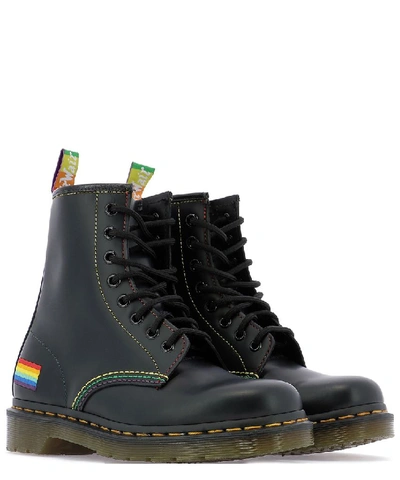 Shop Dr. Martens' Dr. Martens 1460 Pride Army Boots In Black
