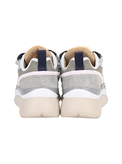 Shop Chloé Blake Chunky Sole Sneakers In Multi