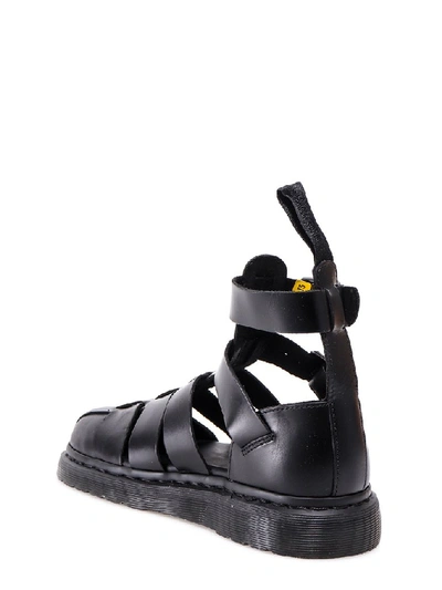 Shop Dr. Martens Multi Strap Sandals In Black