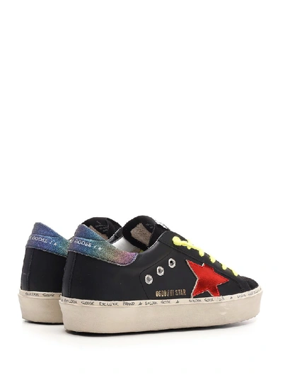 Shop Golden Goose Deluxe Brand Hi Star Sneakers In Black