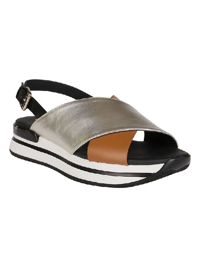 Shop Hogan H222 Sandals In Multi