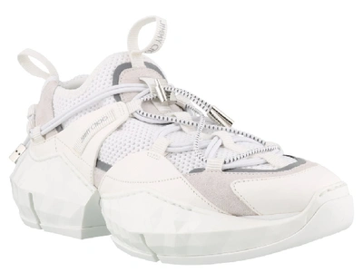 Shop Jimmy Choo Diamond Trail Low In White