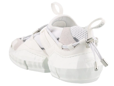 Shop Jimmy Choo Diamond Trail Low In White