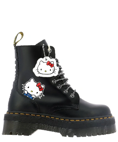 Shop Dr. Martens' Dr Martens Jadon Hello Kitty Boots In Black