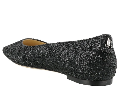 Shop Jimmy Choo Mirele Flat Shoes In Black