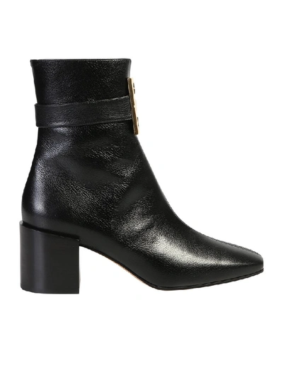 Shop Givenchy 4g Heeled Ankle Boots In Black