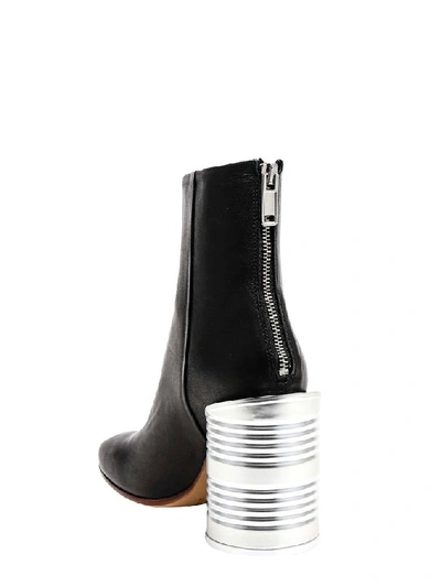 Shop Mm6 Maison Margiela Tin Can Ankle Boots In Black