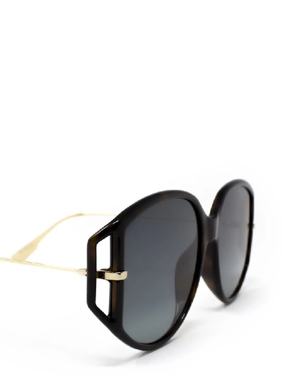 Shop Dior Eyewear Oversized Round Frame Sunglasses In Multi