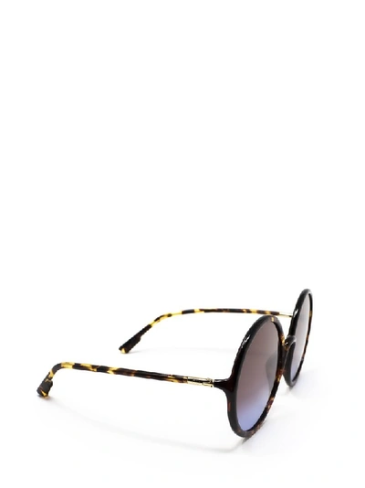 Shop Dior Eyewear Round Frame Sunglasses In Brown