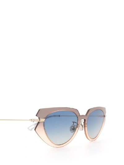 Shop Dior Eyewear Cat Eye Frame Sunglasses In Multi