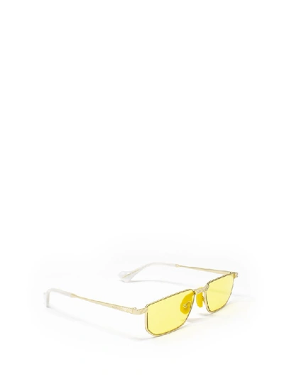 Shop Gucci Eyewear Rectangular Frame Sunglasses In Multi