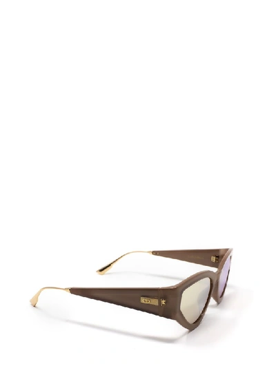 Shop Dior Eyewear Cat Eye Frame Sunglasses In Brown