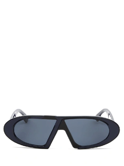 Shop Dior Eyewear Oval Frame Sunglasses In Black