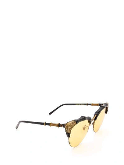 Shop Gucci Eyewear Cat Eye Frame Sunglasses In Multi