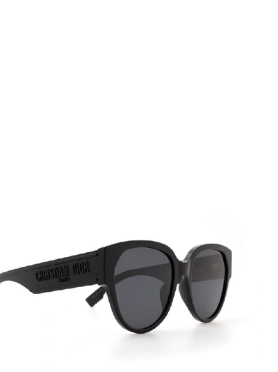 Shop Dior Eyewear Cat Eye Frame Sunglasses In Black