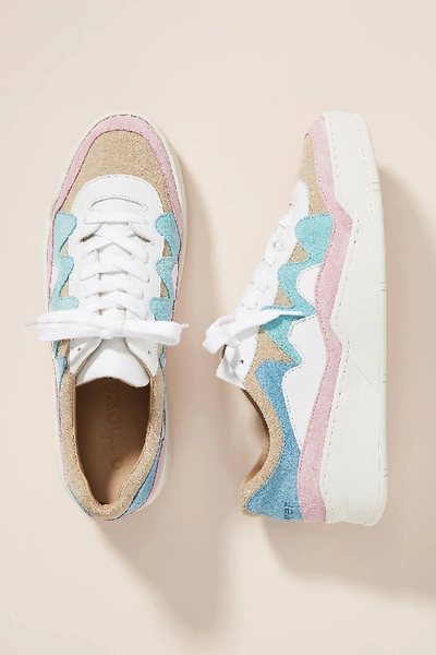 Shop An Hour And A Shower Waffle Sneakers In White