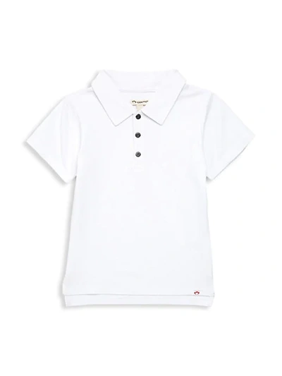 Shop Appaman Little Boy's & Boy's Everyday Polo In White