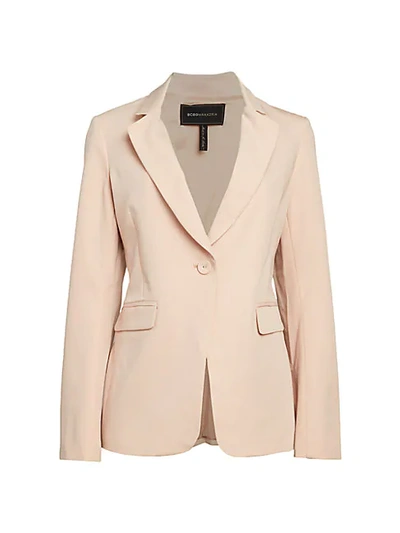 Shop Bcbgmaxazria Suiting Jacket In Bare Pink