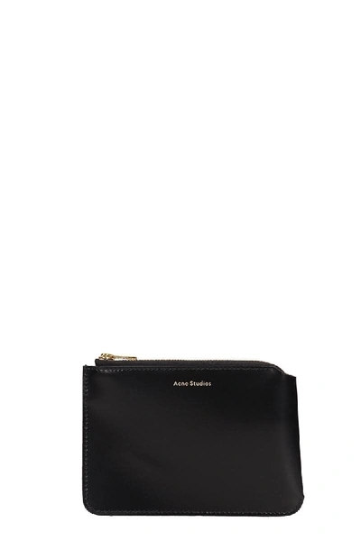 Shop Acne Studios Malachite Wallet In Black Leather