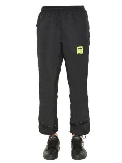 Shop Off-white Jogging Pants In Nero