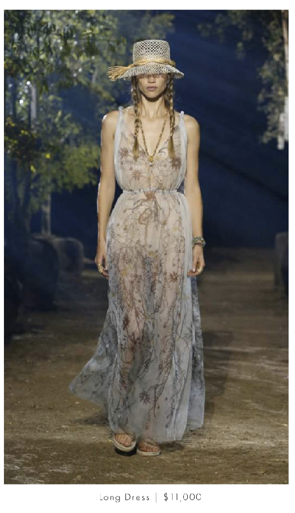 dior maxi dress