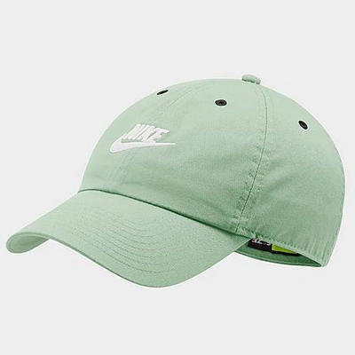 Shop Nike Sportswear Heritage86 Futura Washed Adjustable Back Hat In Green