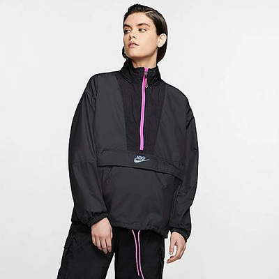 Shop Nike Women's Sportswear Icon Clash Wind Jacket In Black