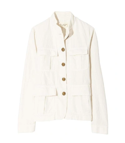 Shop Nili Lotan Cambre Jacket In Off White