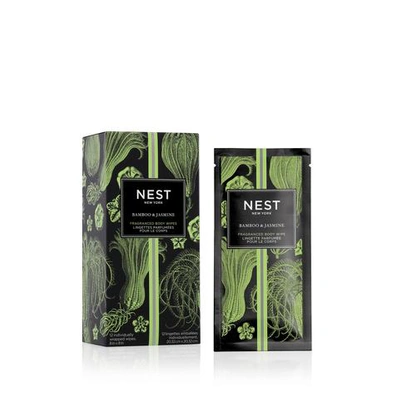 Shop Nest New York Bamboo & And Jasmine Fragranced Hand And Body Wipes