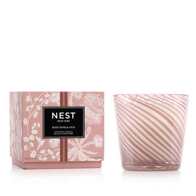 Shop Nest New York Rose Noir & And Oud Specialty 3-wick Candle