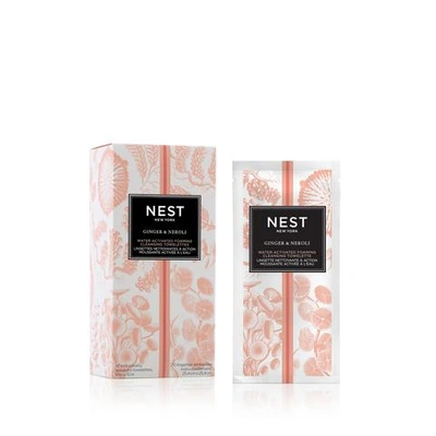 Shop Nest New York Ginger & And Neroli Water-activated Foaming Cleansing Towelettes