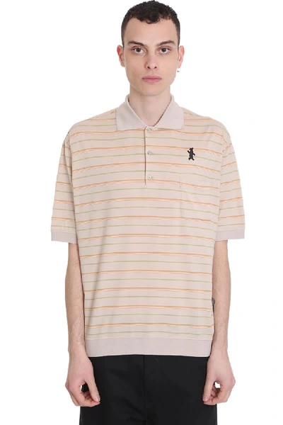 Shop Marni Polo In Beige Cotton