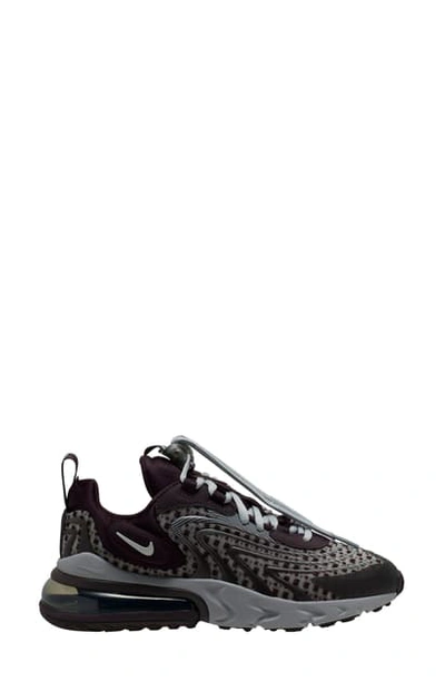 Shop Nike Air Max React 270 Eng Sneaker In Burgundy Ash/ Light Smoke Grey