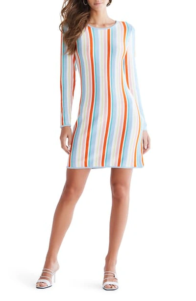 Shop Ali & Jay The Oasis Stripe Long Sleeve Minidress In Multi