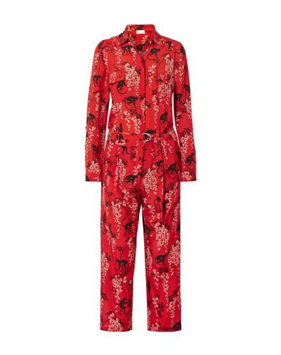 Shop Red Valentino Jumpsuit/one Piece In Red