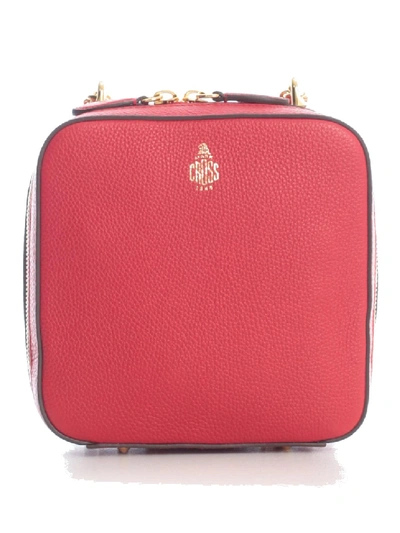 Shop Mark Cross Rose Leather Bag In Red