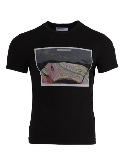 Shop Marine Serre Anthropocene Graphic Print T-shirt In Black