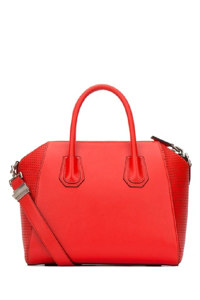 Shop Givenchy Antigona Small Perforated Tote Bag In 629