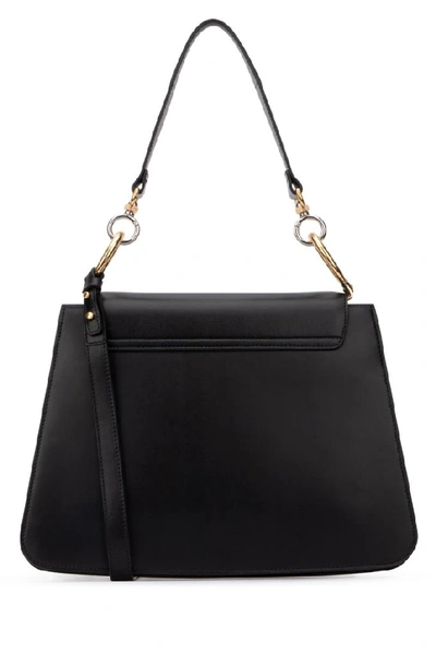 Shop Chloé Medium C Shoulder Bag In Black