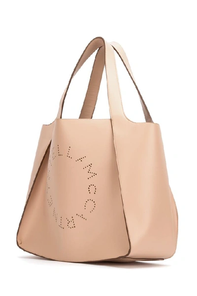 Shop Stella Mccartney Logo Tote Bag In Pink
