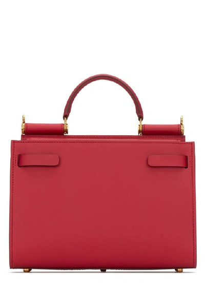 Shop Dolce & Gabbana Sicily 62 Medium Tote Bag In Red