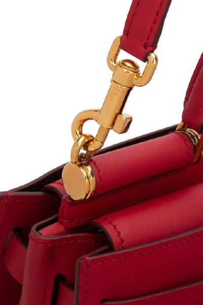 Shop Dolce & Gabbana Sicily 62 Medium Tote Bag In Red