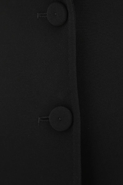 Shop Moschino Single Breasted Blazer In Black