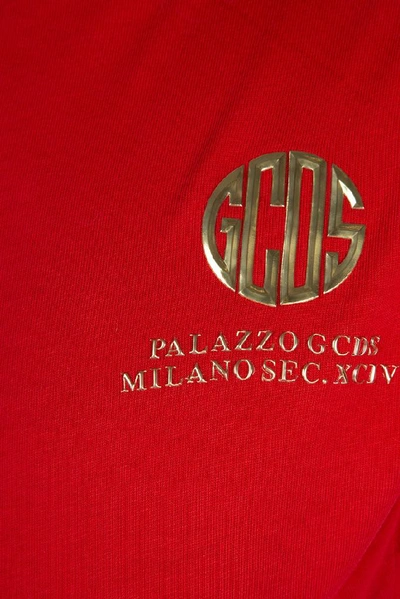 Shop Gcds Logo Bodysuit In Red