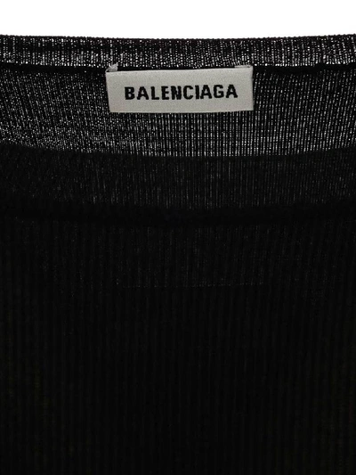 Shop Balenciaga Logo Motif Long In Black