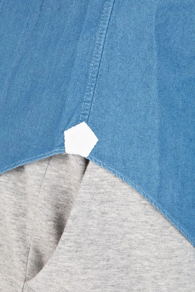 Shop Loro Piana Buttoned Denim Shirt In Blue
