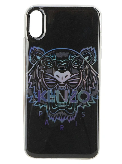 Shop Kenzo Tiger Logo Iphone Xs Max Case In Black